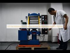 বিভিন্ন ছাঁচনির্মাণ পণ্য চাপানোর জন্য 25T ফ্ল্যাট ভুলকানাইজার 350×350 মিমি