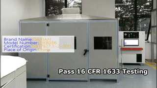 16 CFR 1633 ম্যাট্রেস ফ্ল্যামেবিলিটি টেস্টিং ইকুইপমেন্ট
