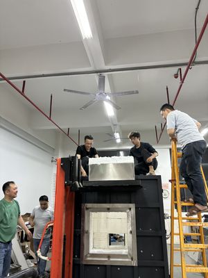 অগ্নিরোধী লেপ ইস্পাত কাঠামো অগ্নিরোধী লেপ পরীক্ষা চুল্লি ISO834-1 অভ্যন্তরীণ পরীক্ষা