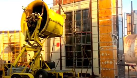 BS EN356 নিরাপত্তা গ্লেজিং পরীক্ষা সরঞ্জাম কুঠার পরীক্ষার মেশিন গ্লাস পরীক্ষক