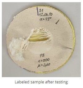 EN17092-1 ঘর্ষণ প্রতিরোধের পরীক্ষার মেশিন