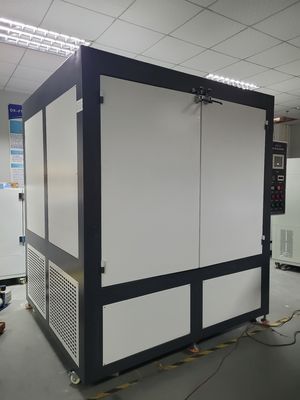 5000h স্তরিত কাঁচ বিকিরণ পরীক্ষা চেম্বার EN ISO 12543-4 UV ইনসুলেটিং গ্লাস পরীক্ষার অতিবেগুনী রশ্মি প্রয়োগকারী