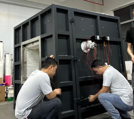 ছোট আকারের অগ্নি মূল্যায়ন চুল্লি পরীক্ষার যন্ত্র সিরামিক উল উপকরণগুলির জন্য