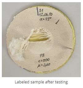 ডার্মস্টাড মেশিন মোটরসাইকেল সুরক্ষা ঘর্ষণ পরীক্ষা যন্ত্র EN17092-1