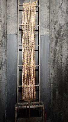 পরীক্ষাগার পরিবাহী তারের উল্লম্ব শিখা বিস্তারের প্রতিরোধের পরীক্ষা করে