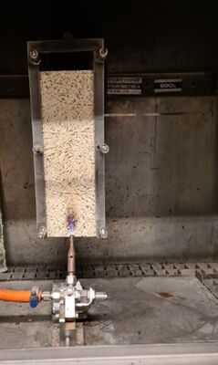 EN ISO 11925 বিল্ডিং উপকরণগুলির জ্বলনযোগ্যতা পরীক্ষা - একক অগ্নি উত্স পরীক্ষা