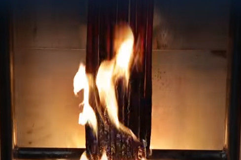 IEC60332-3 তার এবং তারের বান্ডিলের উল্লম্ব শিখা বিস্তারের জন্য পরীক্ষার যন্ত্র পরীক্ষাগার পরীক্ষার মেশিন
