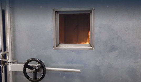 IEC60332-3 তার এবং তারের বান্ডিলের উল্লম্ব শিখা বিস্তারের জন্য পরীক্ষার যন্ত্র পরীক্ষাগার পরীক্ষার মেশিন