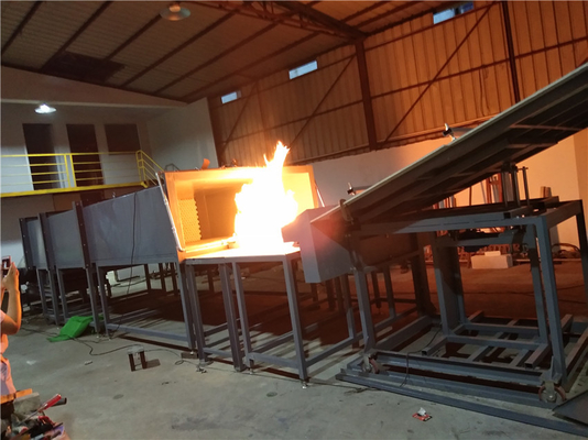 380V 50HZ পাওয়ার সাপ্লাই বিল্ডিং উপকরণ জন্য অগ্নি পরীক্ষা সরঞ্জাম UL790 মান