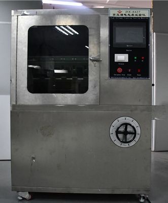 IEC60587 প্লাস্টিক টেস্টিং মেশিন উচ্চ ভোল্টেজ ট্র্যাকিং সূচক ফাঁস বর্তমান